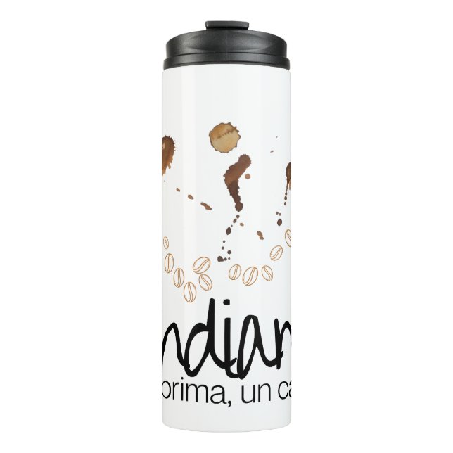 Bouteilles Isothermes Andiamo ! Ma Prima, Un Caffè (Devant)
