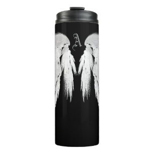 Bouteilles Isothermes ANGEL WINGS Black Custom Monogramme