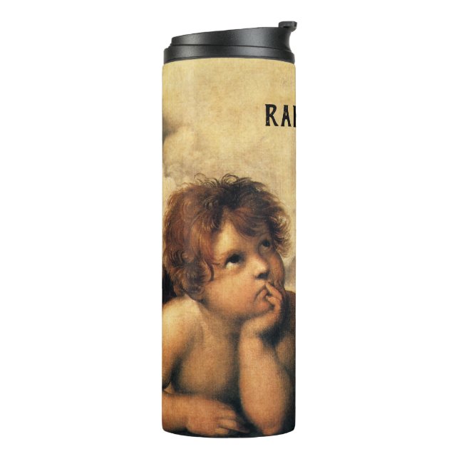 Bouteilles Isothermes Anges de la Madone Sixtine par Raphaël Sanzio (Tourné sur la gauche)