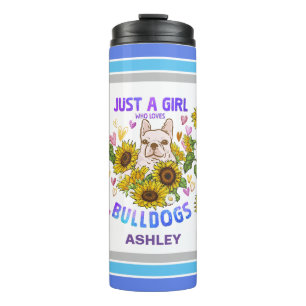 Bouteilles Isothermes Anglais Bulldog Lover Sunflower Trainer Floral
