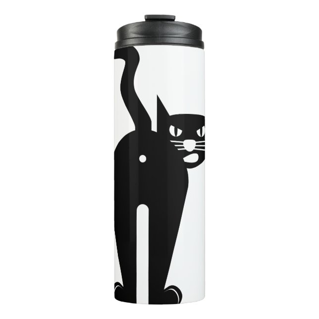 Bouteilles Isothermes Animal Cat Mammal Silhouette (Devant)