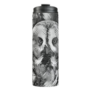 Bouteilles Isothermes AnimalArtBW_Owl_001