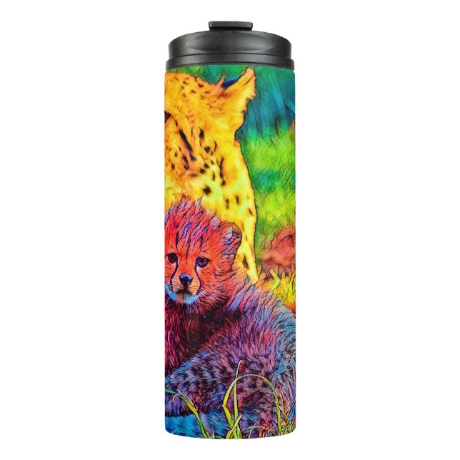 Bouteilles Isothermes AnimalColor_Cheetah_002 (Devant)
