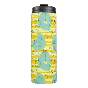 Bouteilles Isothermes Animaux mignons jouant avec de l'eau 2