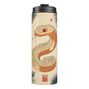 Bouteilles Isothermes Année du serpent Majestic Cobra Double Bonheur
