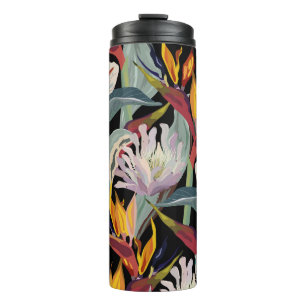 Bouteilles Isothermes Anthurium Strelitzia : Splendeur Vintage tropicale