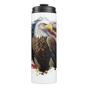 Bouteilles Isothermes *~* AP16 Aigle royal chauve patriotique drapeau W