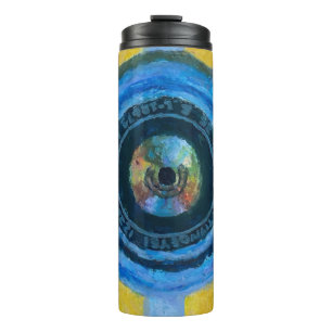 Bouteilles Isothermes Appareil photo bleu