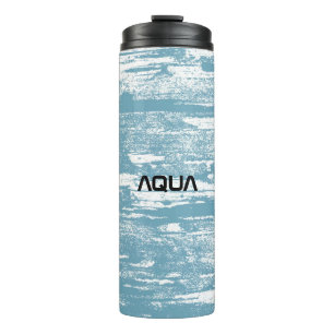 Bouteilles Isothermes Aqua Grunge, Bleu, Cool