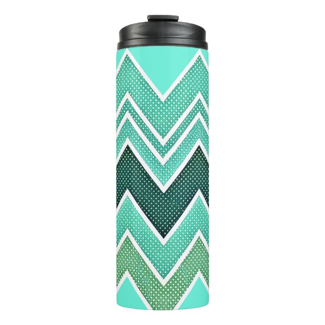Bouteilles Isothermes Aqua Rise Chevron (Devant)