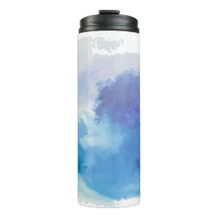 Bouteilles Isothermes Aquarelle bleu-bleu violet