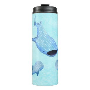 Bouteilles Isothermes Aquarelle confortable pour chaudière de requin-bal