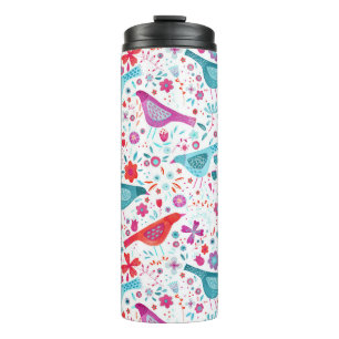 Bouteilles Isothermes Aquarelle d'oiseau moderne