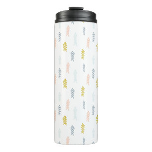 Bouteilles Isothermes Aquarelle douce Chevron Motif