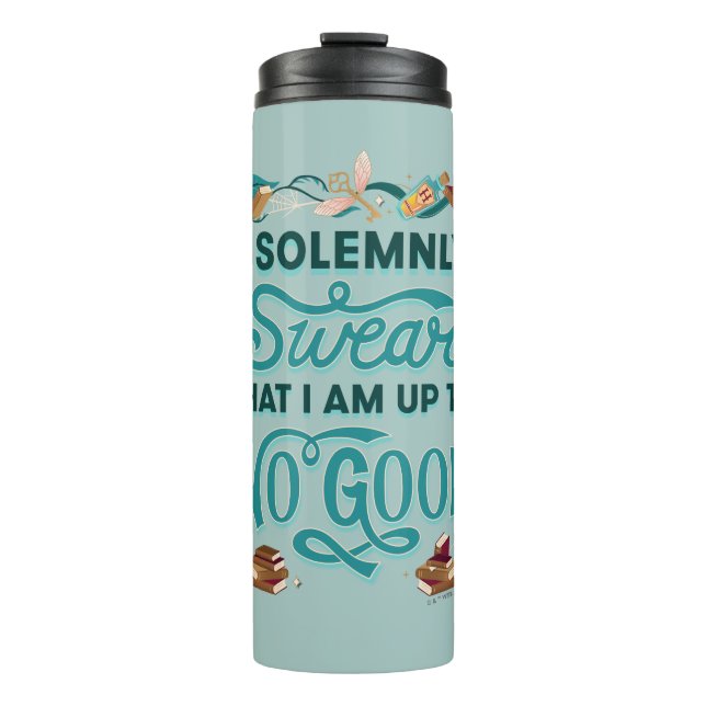 Bouteilles Isothermes Aquarelle magique "Je jure solennellement" (Devant)