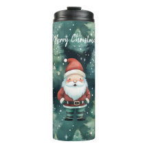 Aquarelle Noël Père Noël -