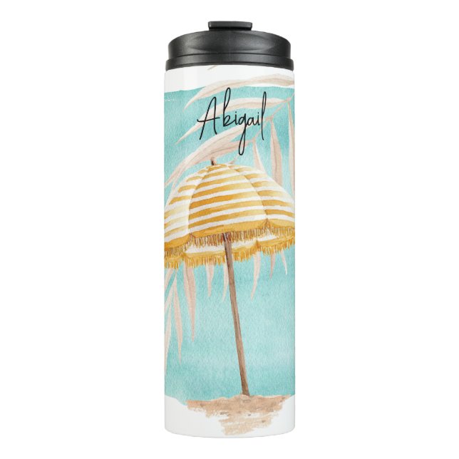 Bouteilles Isothermes Aquarelle personnalisée ITravel Mug (Devant)