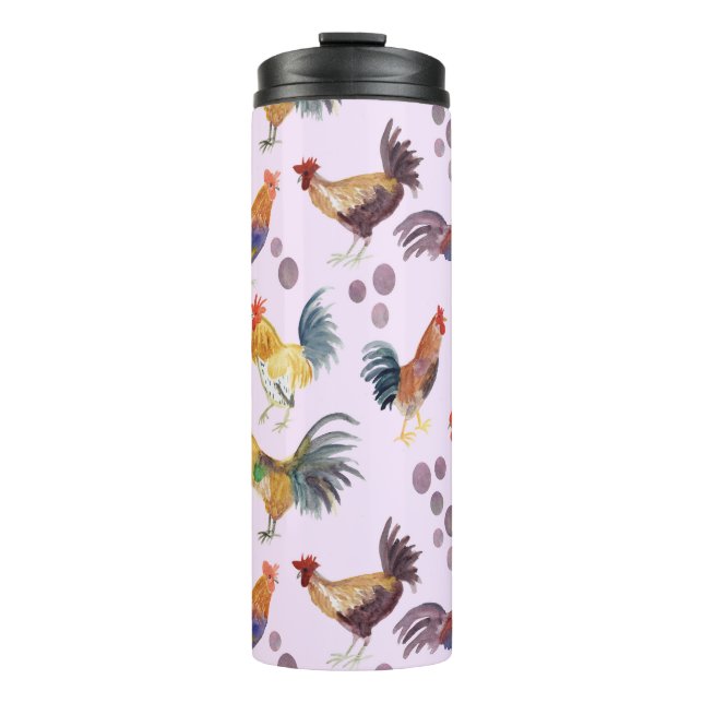 Bouteilles Isothermes Aquarelle Poulets OEufs Poules Barnyard Poules pou (Devant)