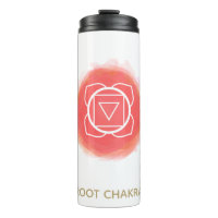 *~ Aquarelle racine Chakra Symbole Intention 