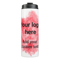 Aquarelle rouge simple ajouter votre logo texte pe