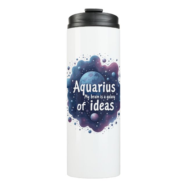 Bouteilles Isothermes Aquarius Galaxy de conception d'idées (Devant)