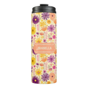 Bouteilles Isothermes Arabella en cascade moderne modèle floral