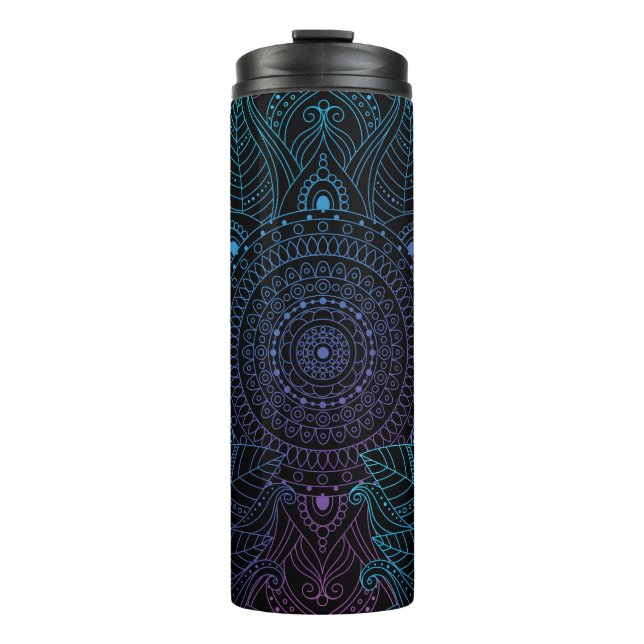Bouteilles Isothermes Arabesque Bliss : Magie Mandala orientale (Devant)