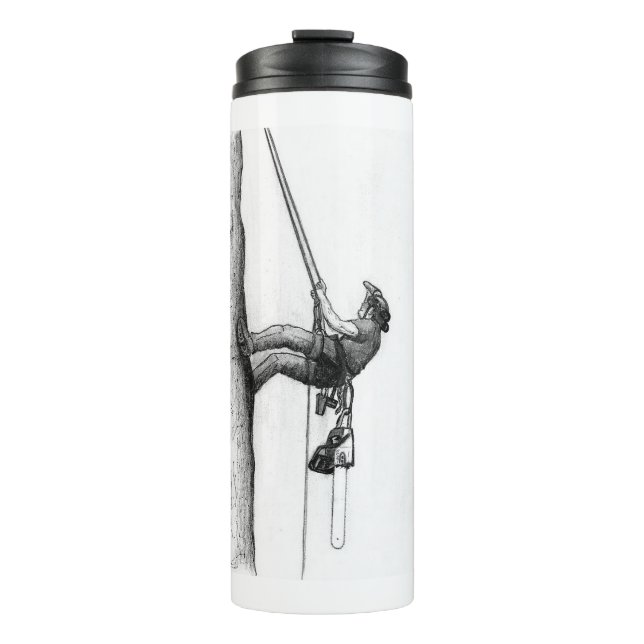 Bouteilles Isothermes Arb Art Arboriste Arbre Chirurgien Chainsaw carte (Devant)