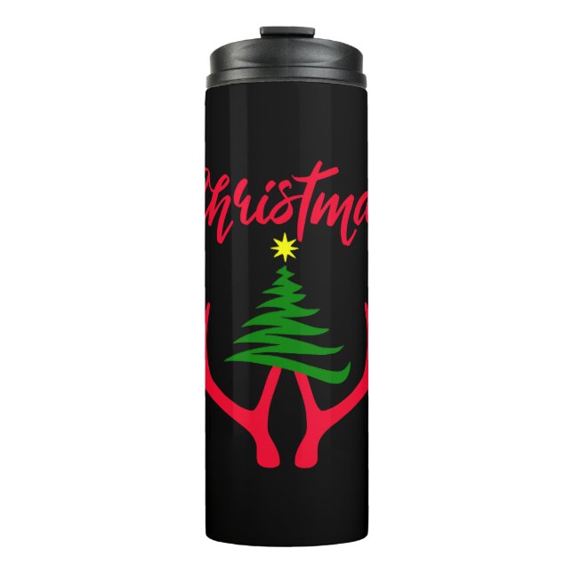 Bouteilles Isothermes Arbre de Noël (Devant)