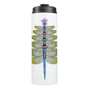 Bouteilles Isothermes Arbre de Noël de libellule, insecte de Noël Amant