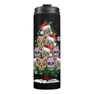 Bouteilles Isothermes Arbre de Noël Fleur mexicaine Crâne à sucre Père N