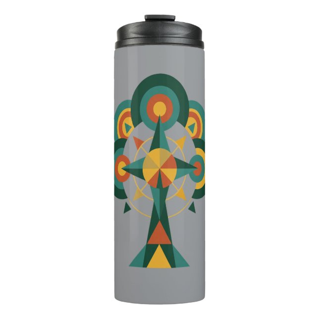 Bouteilles Isothermes Arbre de Vie Art Mandala Boho (Devant)