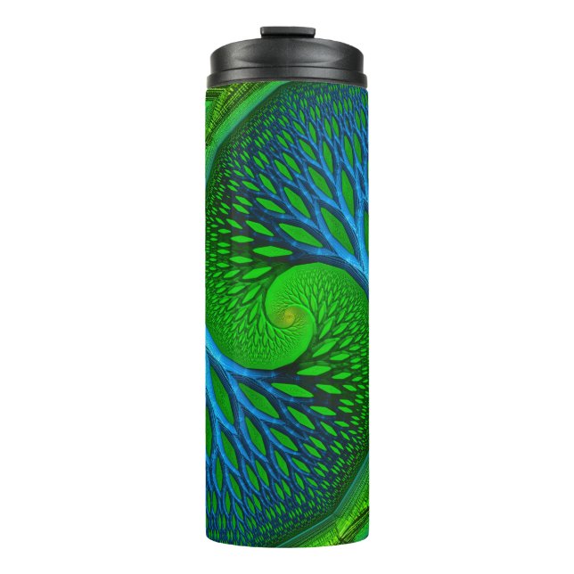 Bouteilles Isothermes Arbre de Vie Spirale Fractale  (Devant)