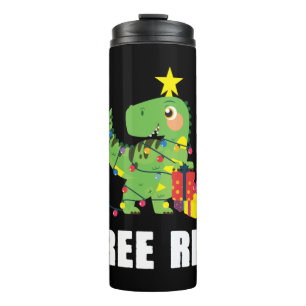Bouteilles Isothermes Arbre Rex avec boules de Noël - drôles de dinier