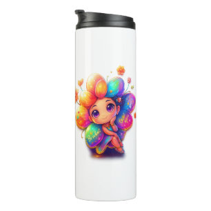 Bouteilles Isothermes Arc-en-ciel Fairy Thermal Tumbler - jolie fille co