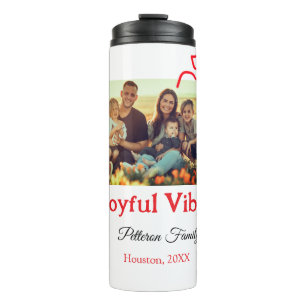 Bouteilles Isothermes Arc rouge joyeuse Vibes ajouter nom de famille pho