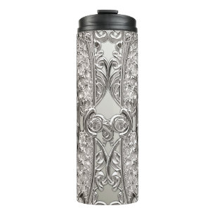 Bouteilles Isothermes Argent Orné Moderne Tumbler Thermique