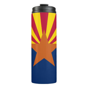 Bouteilles Isothermes Arizona Drapeau : Réglage de Star Sun, État du cui