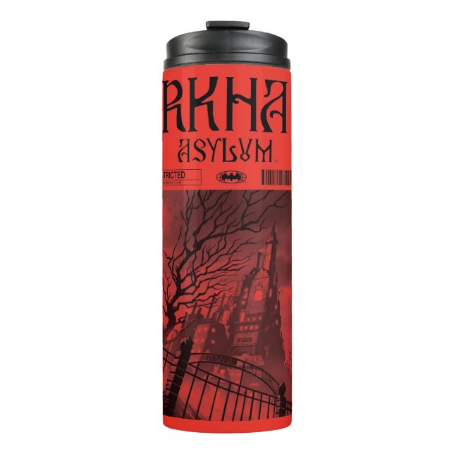 Bouteilles Isothermes Arkham Asylum : Restreint (Devant)