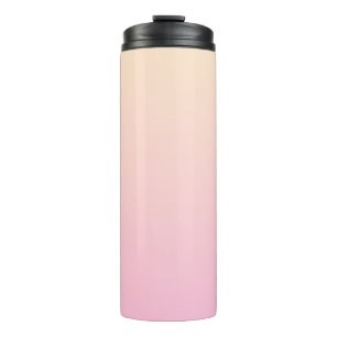 Bouteilles Isothermes Arrière - plan dégradé rose pâle et jaune