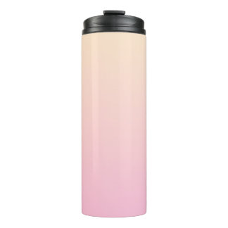 Bouteilles Isothermes Arrière - plan dégradé rose pâle et jaune
