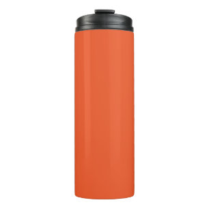 Bouteilles Isothermes Arrière - plan solide minimaliste orange brillant