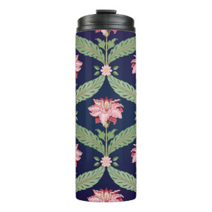 Bouteilles Isothermes Arrière - plan vintage floral sans couture. Fleur