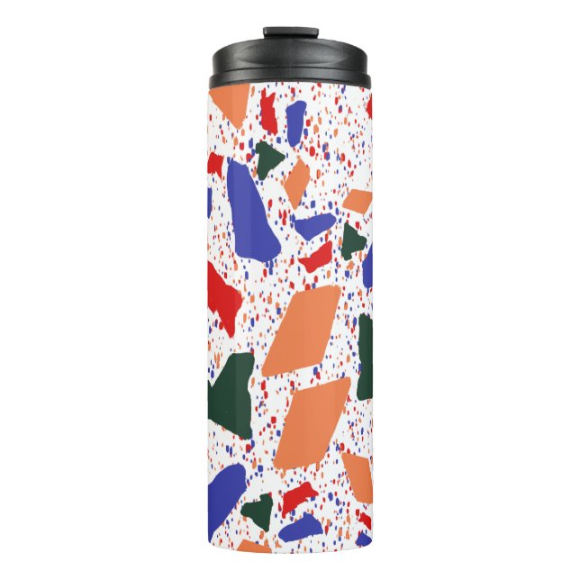 Bouteilles Isothermes Art abstrait terrazzo motif audacieux (Devant)