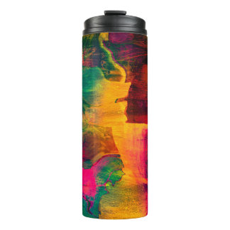 Bouteilles Isothermes art coloré abstrait papier vif fond d'art,