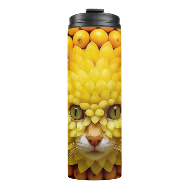 Bouteilles Isothermes Art de fruits de chat (Devant)