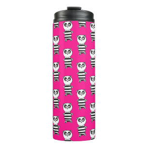 Bouteilles Isothermes Art de panda noir et blanc ludique