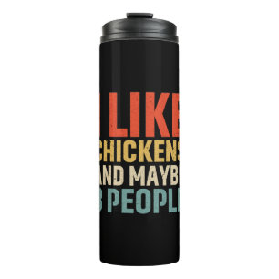 Bouteilles Isothermes Art de poulet J'aime les poulets