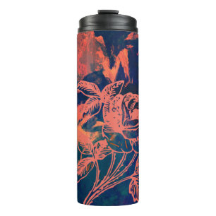 Bouteilles Isothermes Art de rose rouge abstrait