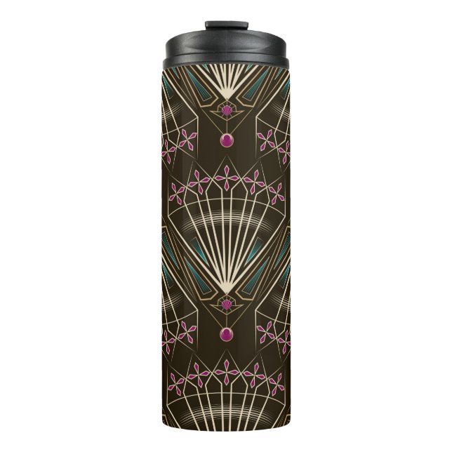 Bouteilles Isothermes Art déco art motif ou nom (Devant)